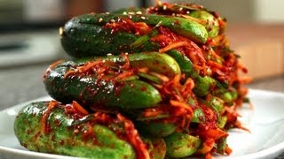 Cucumber kimchi Oisobagi 오이소박이 [upl. by Pat]