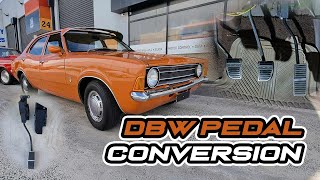 Drive By Wire Pedal Conversion  Ford Cortina Turbo Pinto Ep 6 [upl. by Ynned]