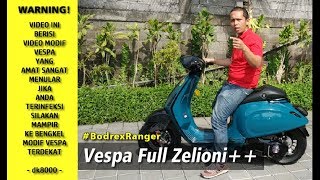 Modif Vespa Sprint Full Zelioni I DK8000 [upl. by Gibun]