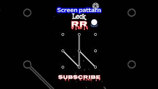 RR pattern lock  Beast pattern pasword  How to RR unlock shorts [upl. by Merell607]