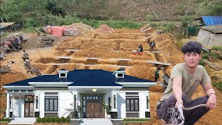 Foundations for building a new house this is how Vietnamese people build houses [upl. by Hull]