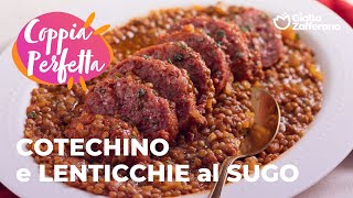 COTECHINO e LENTICCHIE al SUGO la COPPIA PERFETTA di CAPODANNO✨❤️🍾💥 [upl. by Atiuqrahs]