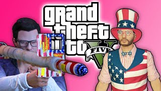 EPIC GTA Online Funny Moments INSANE Humane Labs Raid amp AMERICA [upl. by Tracee]