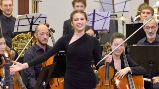 FIRST CLASSICAL CONCERT of 15yearold Karolina Protsenko  Mendelssohn Violin Concerto [upl. by Rintoul]