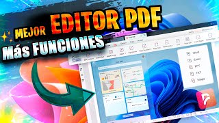 El MEJOR⚡EDITOR PDF Para Windows 11 2022  CONVIERTE Comprime y MÁS FUNCIONES [upl. by Tandy]