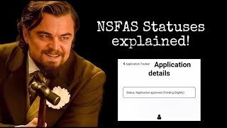 NSFAS Statuses explained [upl. by Enirod]