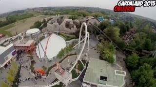 Gardaland 2015  Attrazioni Adrenaline incluso Oblivion  GoPro Full HD 60fps [upl. by Woodie]