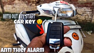 How To Install Anti Theft Alarm in Any Scooter and Motorcycle in 5 Minutes  Technokhan [upl. by Novla5]