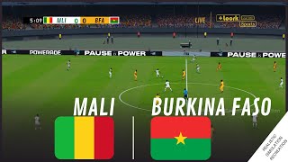 MALI  BURKINA FASO  Coupe dAfrique des nations 2023  Simulation de jeu vidéo [upl. by Ennaitsirhc421]