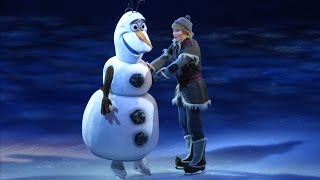 Olaf Makes Live Debut Meets Anna Kristoff and Sven in Disney on Ice Presents FROZEN  Warm Hugs [upl. by Eisinger]