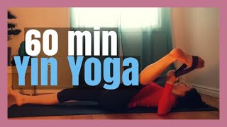 1 Hour Yin Yoga  Beginners Full Body Yoga Stretch [upl. by Bob626]