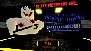 JEFF THE KILLER BARRYS PRISON RUN OBBY roblox scarryobby obby [upl. by Richel]