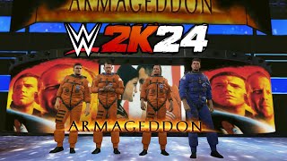 Armageddon Entrance WWE 2K24 [upl. by Assetniuq]