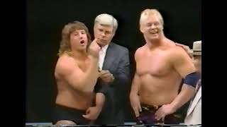 USWA 4131991 Texas Hangmen Bill Dundee Tom Prichard Steve Austin Eddie Gilbert Eric Embry [upl. by Hsara]