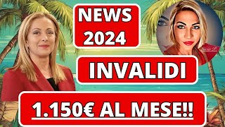 ASSEGNO DI INCLUSIONE per Invalidi 2024  1150€ al Mese [upl. by Mariam]