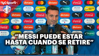 quotES PARA ESTAR ORGULLOSOSquot SCALONI EN CONFERENCIA EL LEGADO DE DI MARÍA EL RIVAL EN LA FINAL Y MÁS [upl. by Anehc]