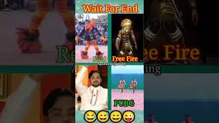 Wait For End 😂 Real Life Dance vs Free Fire vs PUBG 😔 shorts freefire viralvideo [upl. by Eenhpad]