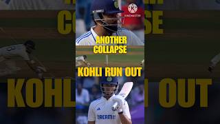 Virat Kohli Run Out vs Newzealand 3rd test match India vs Newzealand shorts ytshorts shortsfeed [upl. by Enyaj]