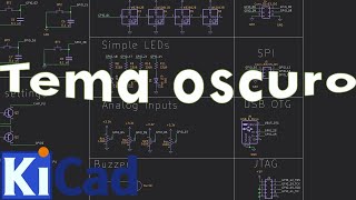 Kicad Tema oscuro Dark mode theme [upl. by Lak]