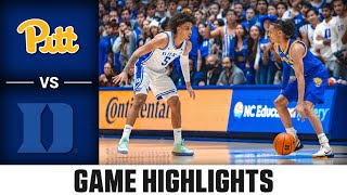 Pitt vs Duke Game Highlights  202324 ACC Men’s Basketball [upl. by Theodosia]