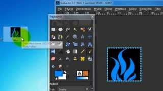 Jak zrobić dobrej jakości ikonę w programie Gimp  Poradnik [upl. by Hyacinthie731]