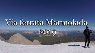 Via ferrata Marmolada 2019 Marmolata Klettersteig 2019 [upl. by Leena]