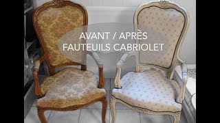 AVANT  APRÈS Fauteuils Cabriolet [upl. by Cadmarr633]