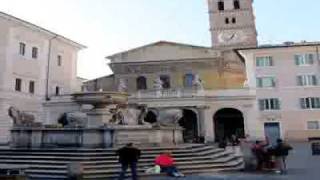 Trastevere Rome Italy [upl. by Soirtimid83]