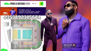 Ferre Gola u Arena 2500billets Kaka vendu a traduire bango na justice eyinda kaka [upl. by Roti]