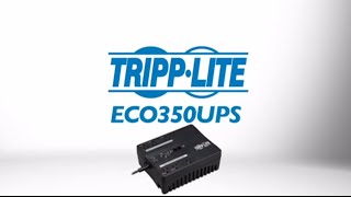 ECO 350VA UPS System by Tripp Lite  ECO350UPS [upl. by Mackler]