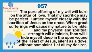 Faustina Daily Diary 957 Jesus Speaks Through Priest [upl. by Encratis]