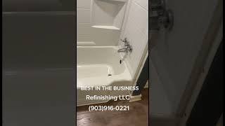 Professional Bathtub Refinishing and Professional Bathtub Repairs in East Texas [upl. by Sanson]