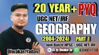 Part 1 Previous 20 Years Paper SolveUGC NET Geography Dec 2024 Geography NET june 2023 [upl. by Erich733]