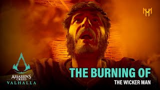 The Burning of the Wicker Man Glowecestrescire Arc Ending Assassins Creed Valhalla  Episode 92 [upl. by Keene123]