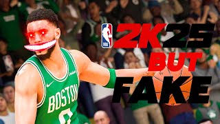 I played A fake NBA2K25 Gameit was good [upl. by Leinaj]