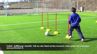 Fussballtraining Die Passschärfe  Passen  Technik [upl. by Ara]