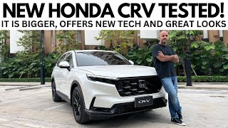 New Honda CRV Tested It Is Bigger Smarter And Better Looking Than Ever [upl. by Westlund147]