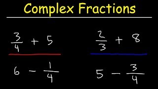 How To Simplify Complex Fractions [upl. by Nicolea]