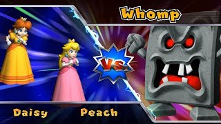 Mario Party 9  Boss Rush  Peach vs Daisy Who will winner  Cartoons Mee [upl. by Flanna]