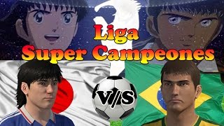 Super Campeones  Captain Tsubasa PS4 Japon vs Brasil [upl. by Corbin]