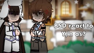 BSD react to Fyn as Mikasa Attack on Titan11 [upl. by Lenzi]