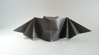 Origami Halloween Flapping Bat Full HD [upl. by Rosen870]