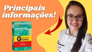 MELOXICAM para que serve Tire suas dúvidas [upl. by Goldin]