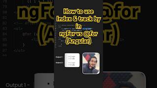 Track by amp Index in ngFor amp for in Angular Complete Guide with Examples [upl. by Yelak]