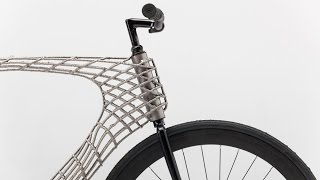 Arc Bicycle has 3Dprinted steel frame created by TU Delft and MX3D [upl. by Gertrud]