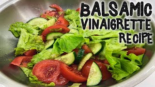 Homemade Balsamic Vinaigrette Whats for Dinner [upl. by Novla]