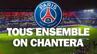 CHANT PSG  TOUS ENSEMBLE ON CHANTERA 🔴🔵 [upl. by Shaddock]