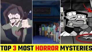 TOP 3 horror And Mysterious Episodes Of Doraemon And Shinchan  Shinchan Horror Episodes In Hindi [upl. by Campagna911]