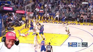 Golden State Warriors vs New York Knicks Full Game Highlights  March 18 2024  OkayRickk Reacts [upl. by Ire318]