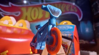 Unboxing BMX B Hot Wheels Nitro Junior Games from McDonalds Happy Meal Unboxing [upl. by Anoval]